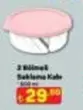 2 Bölmeli Saklama Kabi