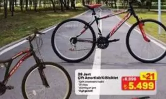 26 Jant
Çift Amortisörlü Bisiklet