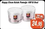 Kulak Pamuğu 100'lü Oval