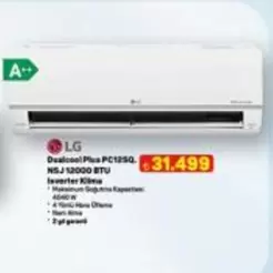 Dualcool Plus PC1250. NSJ 12000 BTU Inverter Klima