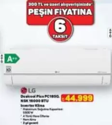Dualcool Plus PC1850 Nsk 16000 BTU Inverter Klima