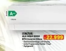 Inverter - ALX 9000 9000 BTU  Klima