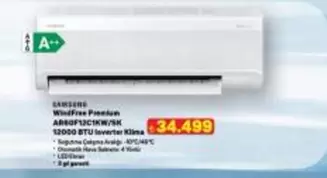Samsung - WindFree Premium AR60F13C1KW/SK 12000 BTU Inverter Klima