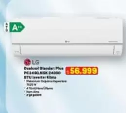 Dualcool Standart Plus PC345Q.NSK 24000 BTU Inverter Klima