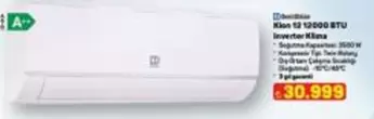 Inverter - Klima 12 12000 BTU  Klima