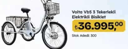 Volta - 3 Tekerlekli Elektrikli Bisiklet