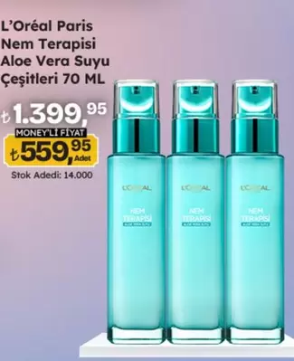 L'Oréal Paris - Nem Terapisi Aloe Vera Suyu Çeşitleri