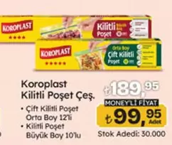 Boy - Kilitli Poşet Çeşitleri