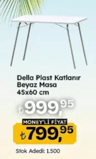 Beyaz - Katlanır Masa