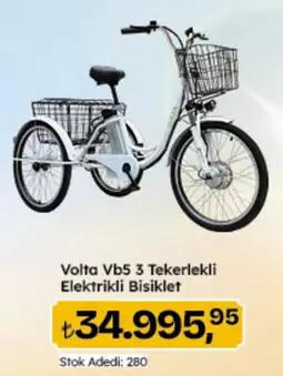 Volta - Vb5 3 Tekerlekli Elektrikli Bisiklet