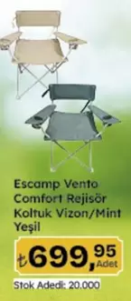 Vento Comfort Rejisör Koltuk