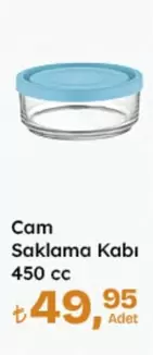 Cam Saklama Kabı