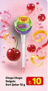 Chupa Chups - Dolgu Sert Şeker