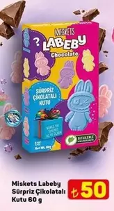 Miskets Labeby Sürpriz Çikolatalı Kutu