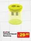 Çift Açımlı Hazneli Kalemtraş
