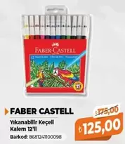 Faber Castell - Yıkanabilir Keçeli Kalem 12'li