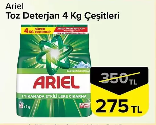 Ariel - Toz Deterjan 4 Kg Çeşitleri