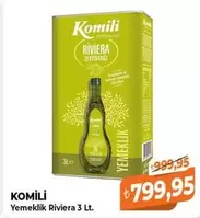 Komili - Yemeklik Riviera Zeytinyağı