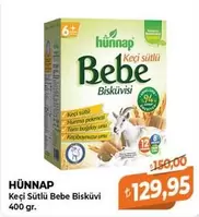 Keçi Sütlü Bebe Bisküvisi