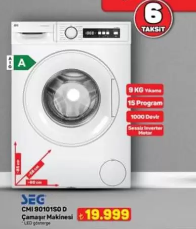 Inverter - CMI 9010150 D Çamaşır Makinesi