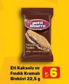Kakaolu ve Fındık Kremalı Bisküvi