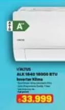 Inverter - ALK 1840 18000 BTU  Klima