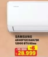 Samsung - AR40F12C0AM/SK 12000 BTU Klima