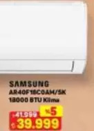 Samsung - AR40F15COAH/SK 18000 BTU Klima