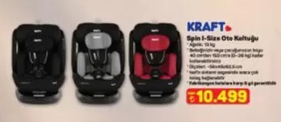 Spin I-Size Oto Koltuğu
