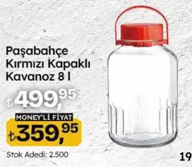 Paşabahçe Kırmızı Kapaklı Kavanoz