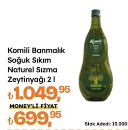 Komili -  Banmalık Soğuk Sıkım Naturel Sızma Zeytinyağı