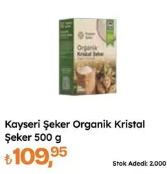Organik Kristal Şeker