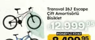 Transval 26J Escape Çift Amortisörlü Bisiklet