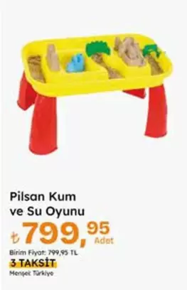 Pilsan -  Kum ve Su Oyunu