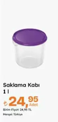 Saklama Kabı