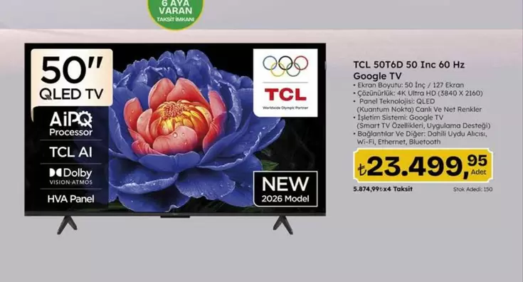 50" QLED TV Google TV