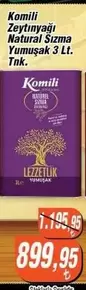 Komili - Zeytinyağı Natural Sızma Yumuşak