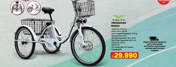 Volta - V88 Elektrikli Bisiklet
