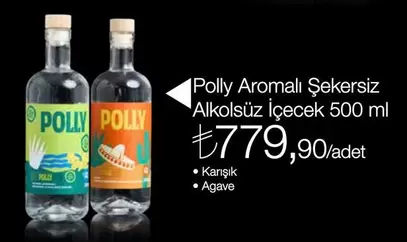 Polly Aromalı Şekersiz Alkolsüz İçecek