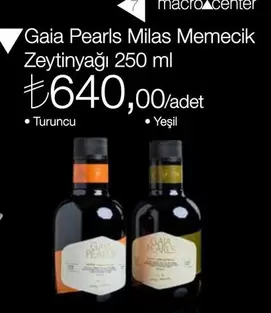 Gaia Pearls Milas Memecik Zeytinyağı