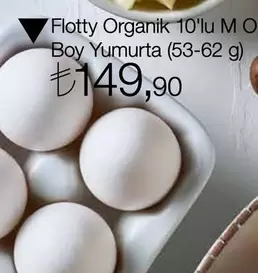 Boy - Flotty Organik 10'lu M Yumurta