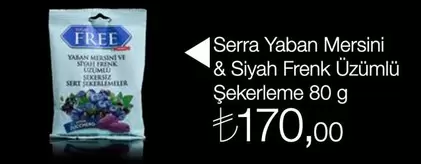Serra Yaban Mersini & Siyah Frenk Üzümlü Şekerleme