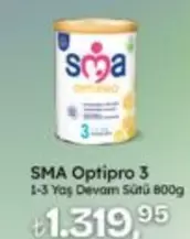 Sma - Optipro 3 1-3 Yaş Devam Sütü