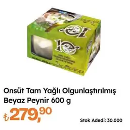 Beyaz - Tam Yağlı Olgunlaştırılmış Peynir