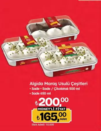 Algida - Maraş Usulü Çeşitleri