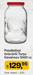 Gravürlü Turşu Kavanozu 5000 cc