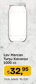 Mercan Turşu Kavanoz 1000 cc