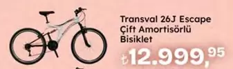 Transval 26J Escape Çift Amortisörlü Bisiklet
