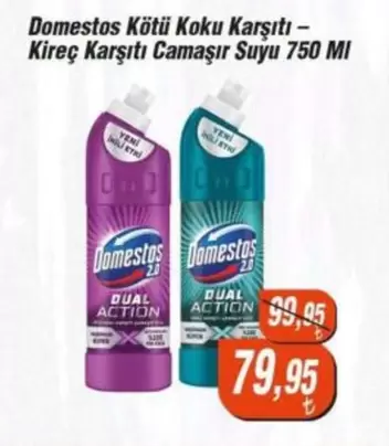 Domestos Kötü Koku Karşıtı – Kireç Karşıtı Çamaşır Suyu