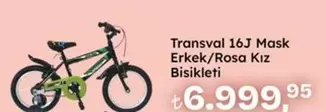 16J Mask Erkek/Rosa Kız Bisikleti